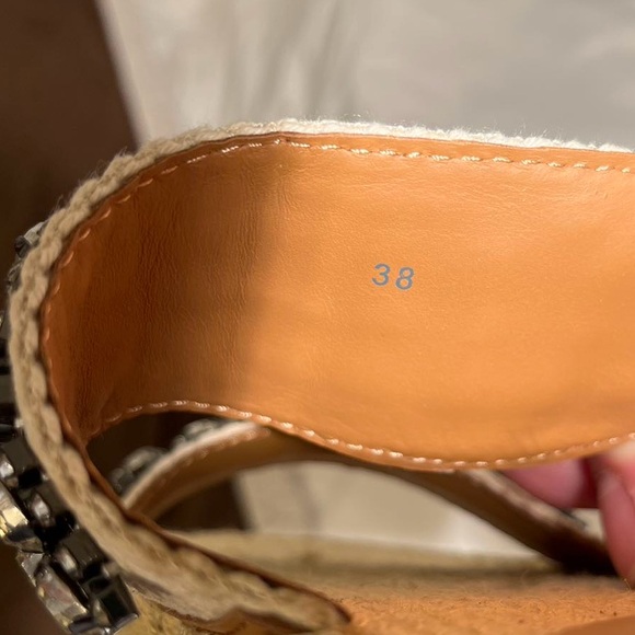 Authentic See by Chloe Rhinestone Espadrille Sandals - Picture 3 of 7